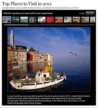 hill town, Rovinj. Croatia